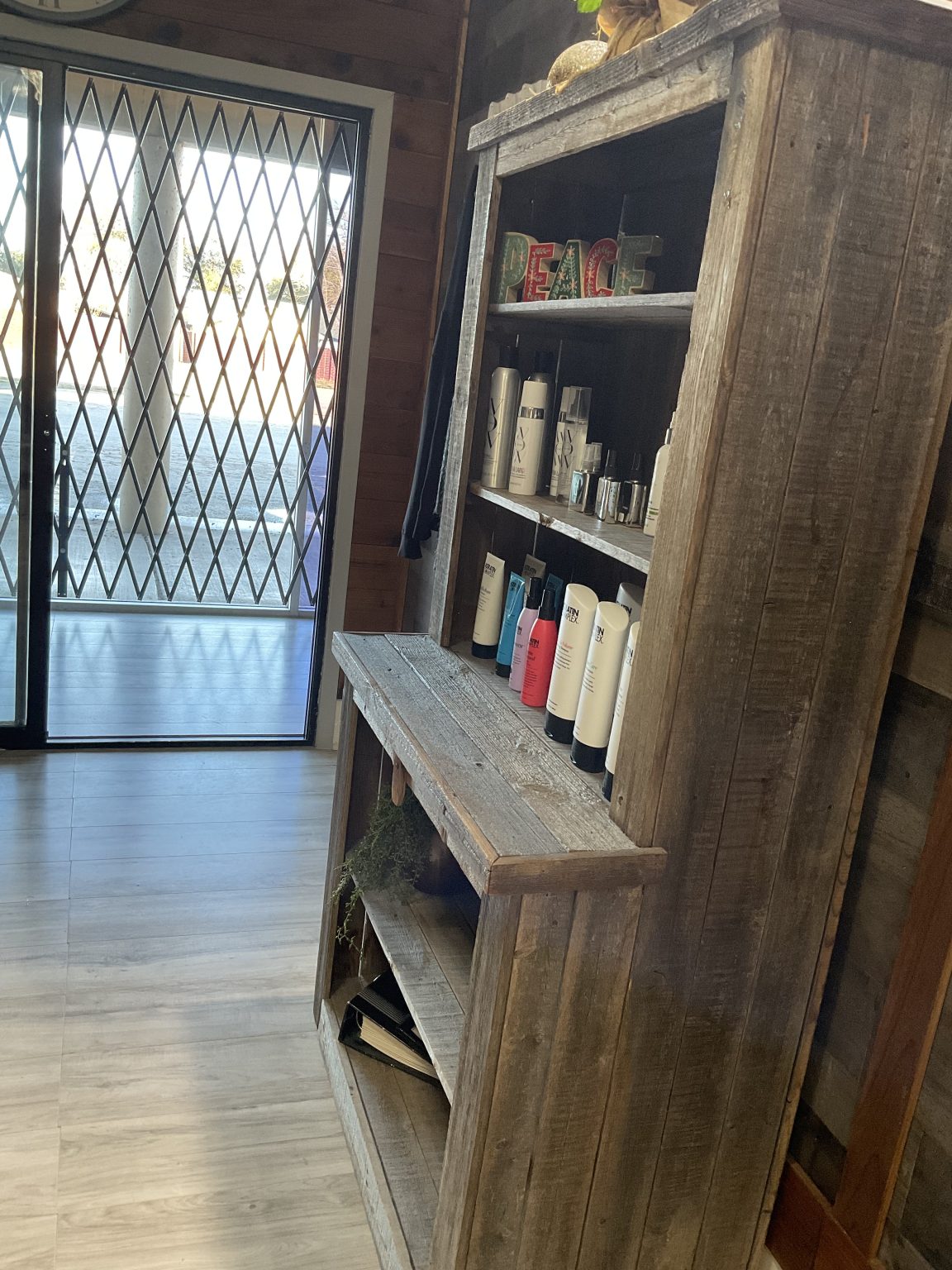 arba beauty product shelf